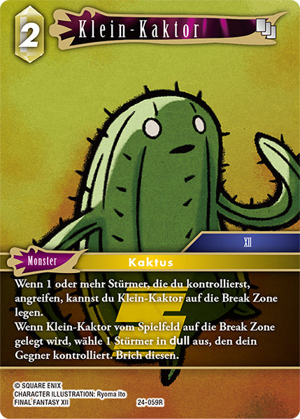 Final Fantasy Opus 24-059 R Klein-Kaktor Erde