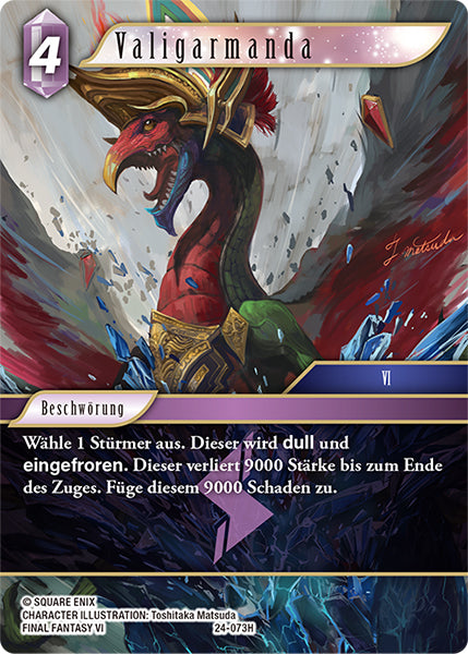 Final Fantasy Opus 24-073 H Valigarmanda Blitz