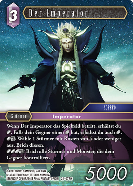 Final Fantasy Opus 24-077 H Der Imperator Blitz
