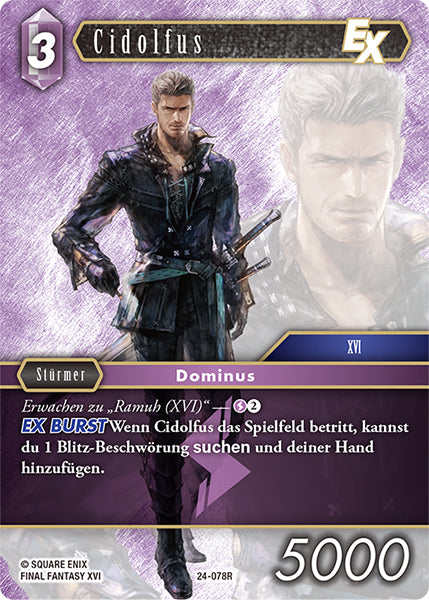 Final Fantasy Opus 24-078 R Cidolfus Blitz