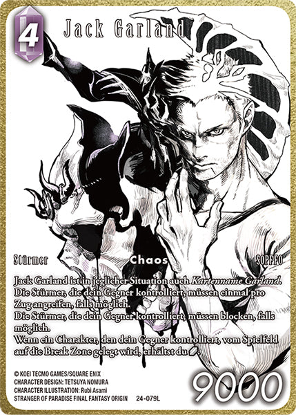 Final Fantasy Opus 24-079 L Jack Garland Blitz