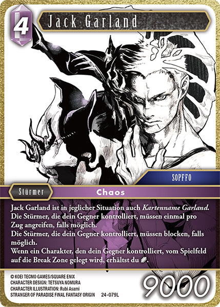 Final Fantasy Opus 24-079 L Jack Garland Blitz