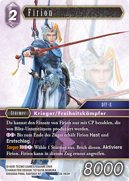 Final Fantasy Opus 24-083 H Firion Blitz