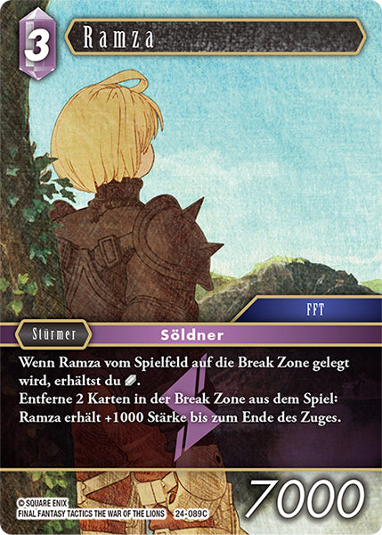 Final Fantasy Opus 24-089 C Ramza Blitz