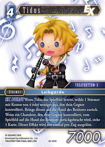 Final Fantasy Opus 24-101 C Tidus Wasser