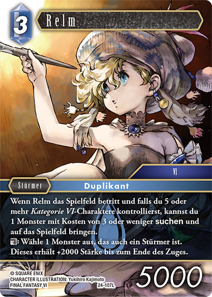 Final Fantasy Opus 24-107 L Relm Wasser
