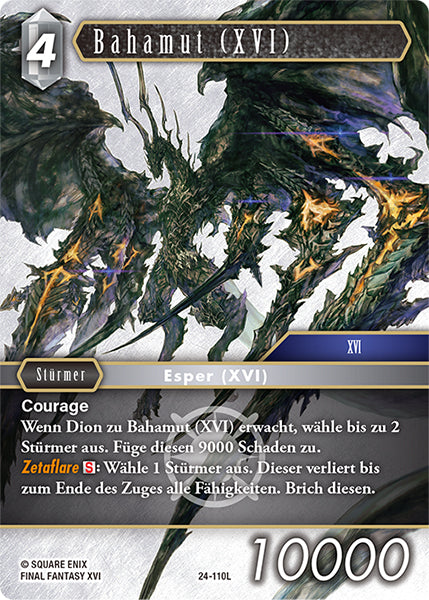 Final Fantasy Opus 24-110 L Bahamut (XVI) Licht