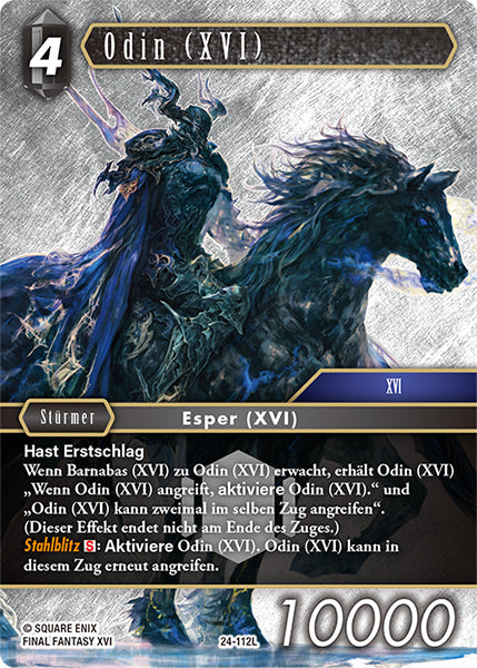 Final Fantasy Opus 24-112 L Odin (XVI) Dunkelheit