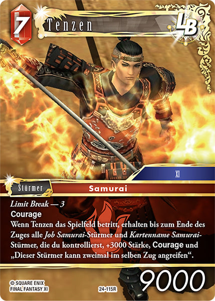Final Fantasy Opus 24-115 R Tenzen LB Feuer