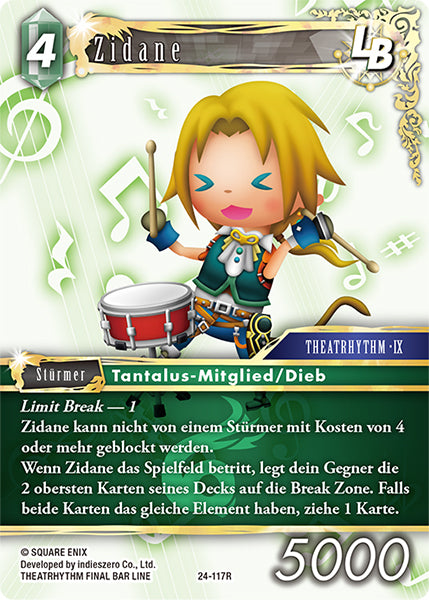 Final Fantasy Opus 24-117 R Zidane LB Wind