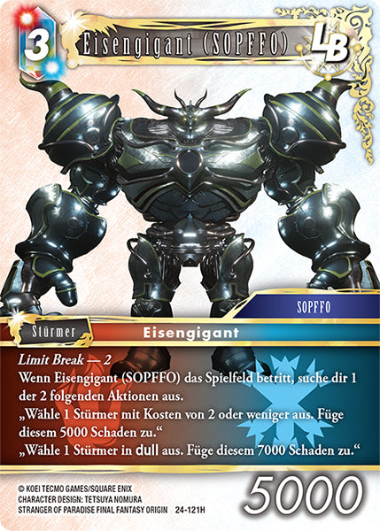 Final Fantasy Opus 24-121 H Eisengigant (SOPFFO) LB Feuer/Eis