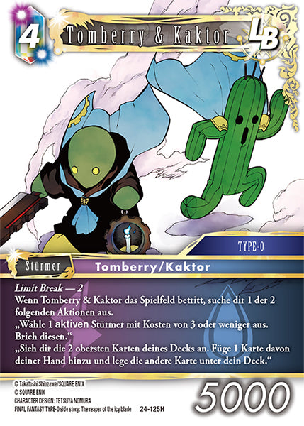 Final Fantasy Opus 24-125 H Tomberry & Kaktor LB Blitz/Wasser