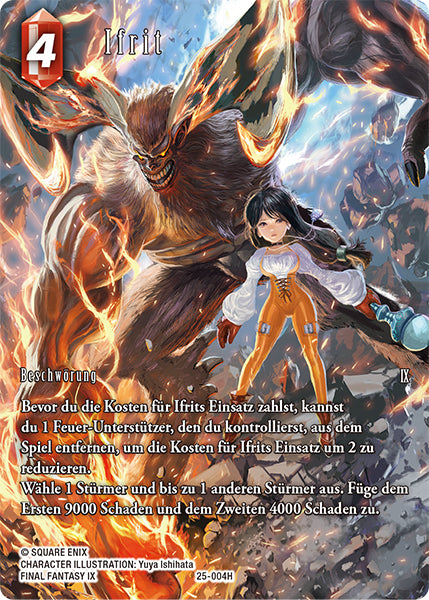 Final Fantasy Opus 25-004 H Ifrit Feuer