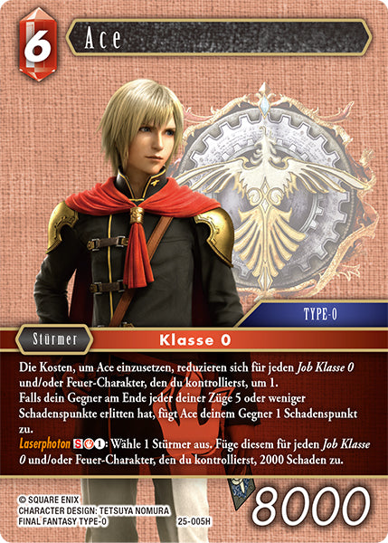 Final Fantasy Opus 25-005 H Ace Feuer