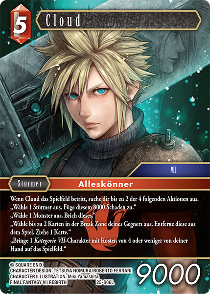 Final Fantasy Opus 25-006 L Cloud Feuer