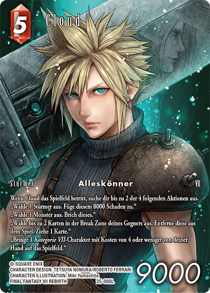 Final Fantasy Opus 25-006 L Cloud Feuer