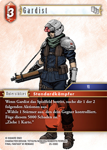 Final Fantasy Opus 25-008 C Gardist Feuer