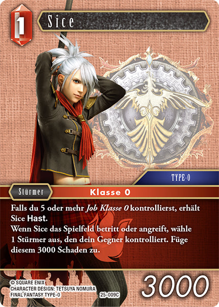 Final Fantasy Opus 25-009 C Sice Feuer