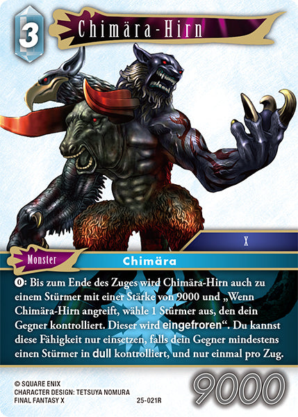 Final Fantasy Opus 25-021 R Chimära-Hirn Eis