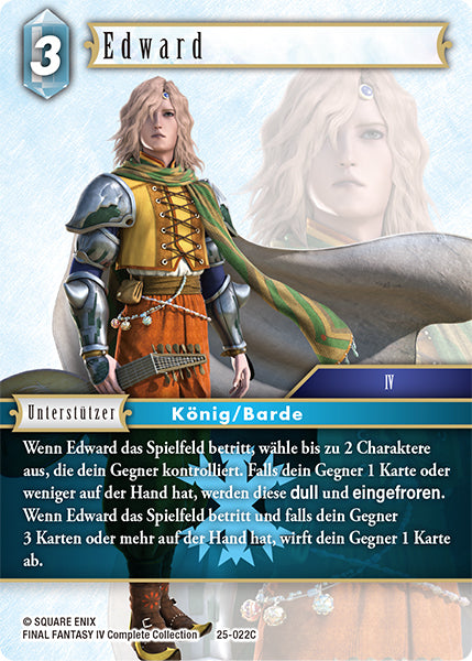 Final Fantasy Opus 25-022 C Edward Eis