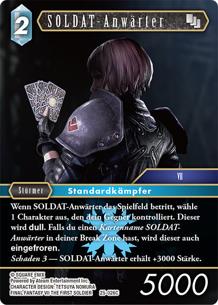 Final Fantasy Opus 25-026 C SOLDAT-Anwärter Eis