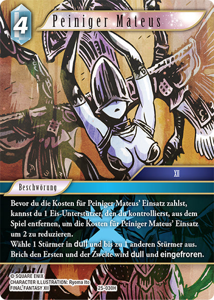 Final Fantasy Opus 25-030 H Peiniger Mateus Eis