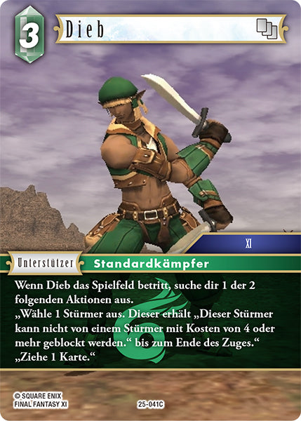 Final Fantasy Opus 25-041 C Dieb Wind