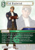 Final Fantasy Opus 25-043 H Cid Highwind Wind
