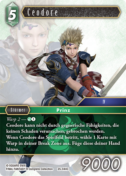 Final Fantasy Opus 25-044 C Ceodore Wind