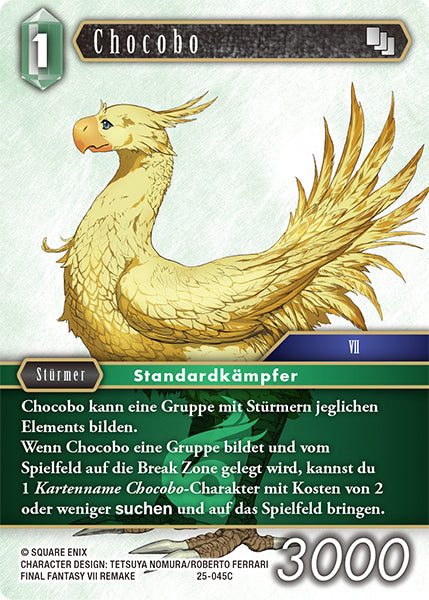 Final Fantasy Opus 25-045 C Chocobo Wind
