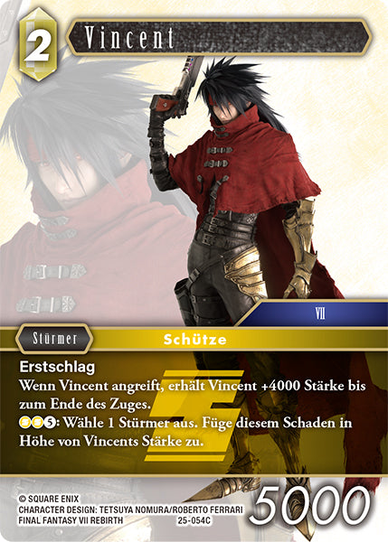 Final Fantasy Opus 25-054 C Vincent Erde