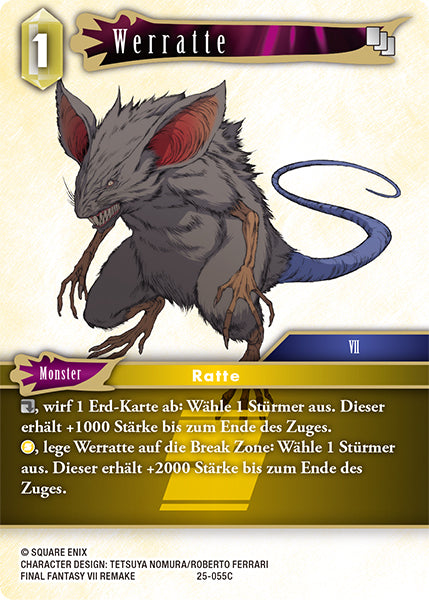 Final Fantasy Opus 25-055 C Werratte Erde
