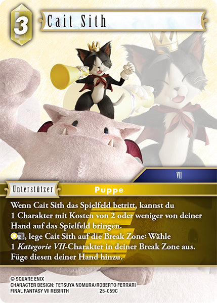 Final Fantasy Opus 25-059 C Cait Sith Erde
