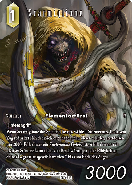 Final Fantasy Opus 25-061 R Scarmiglione Erde