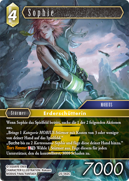 Final Fantasy Opus 25-062 C Sophie Erde