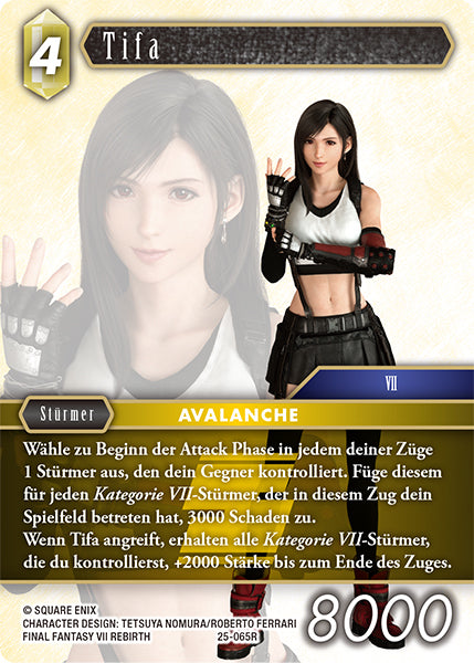 Final Fantasy Opus 25-065 R Tifa Erde