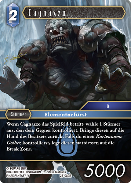 Final Fantasy Opus 25-089 R Cagnazzo Wasser