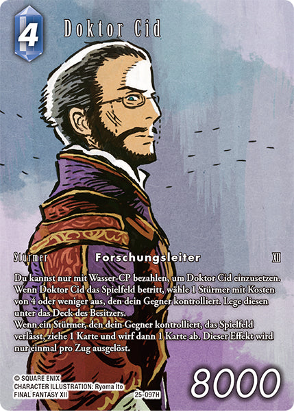 Final Fantasy Opus 25-097 H Doktor Cid Wasser
