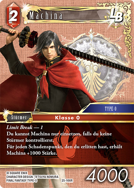Final Fantasy Opus 25-106 R Machina LB Feuer