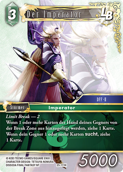 Final Fantasy Opus 25-111 H Der Imoerator LB Wind