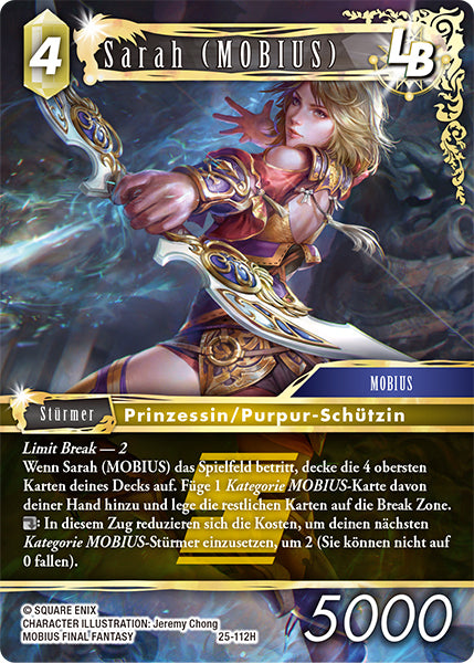 Final Fantasy Opus 25-112 H Sarah (MOBIUS) LB Erde