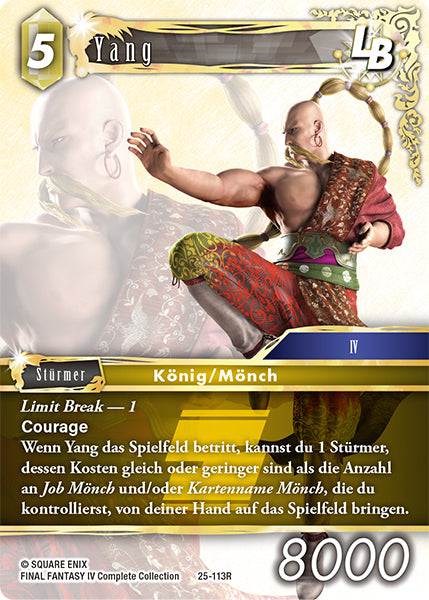 Final Fantasy Opus 25-113 R Ynag LB Erde