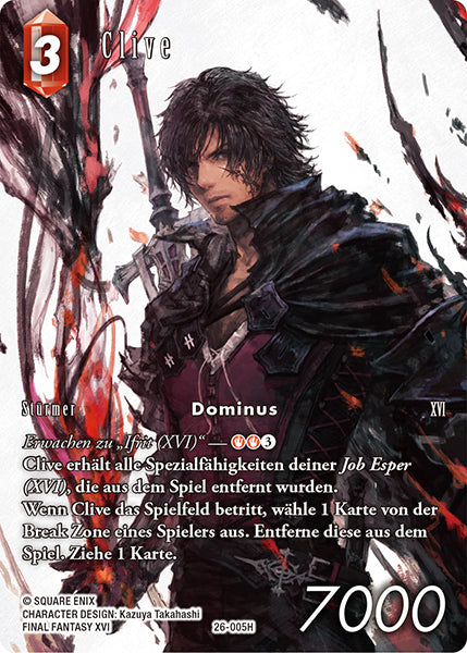 Final Fantasy Opus 26-005 H Clive Feuer
