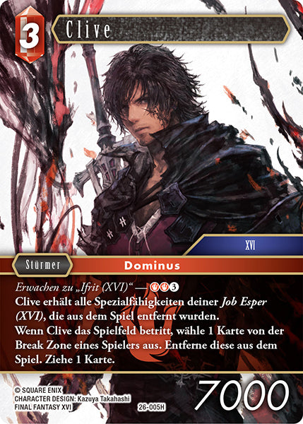 Final Fantasy Opus 26-005 H Clive Feuer