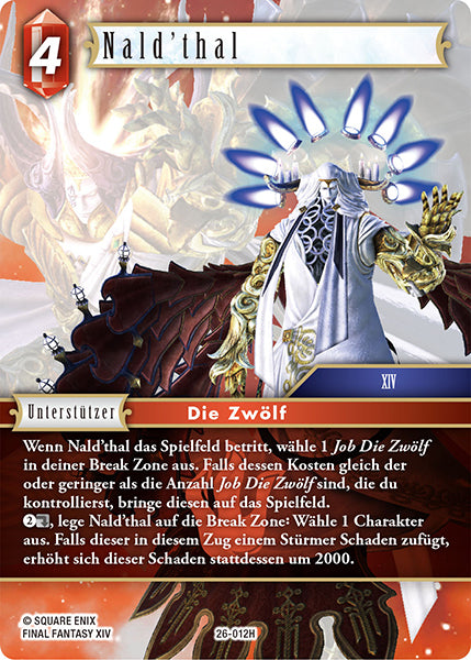 Final Fantasy Opus 26-012 H Naldthal Feuer