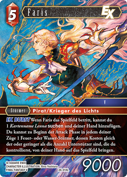 Final Fantasy Opus 26-014 L Faris Feuer