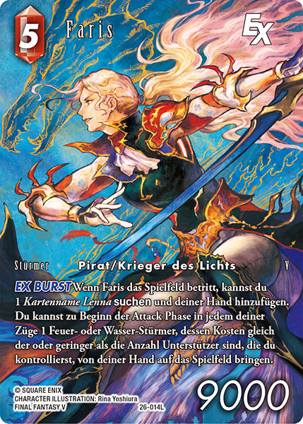 Final Fantasy Opus 26-014 L Faris Feuer