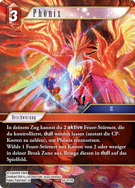 Final Fantasy Opus 26-017 R Phönix Feuer