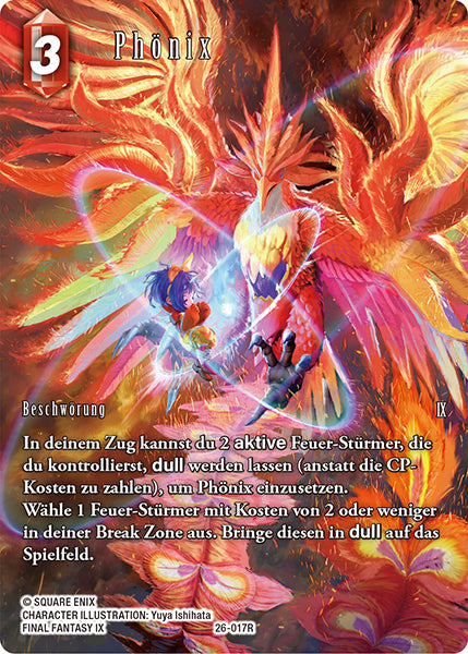 Final Fantasy Opus 26-017 R Phönix Feuer