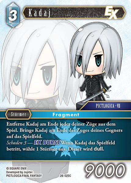 Final Fantasy Opus 26-025 C Kadaj Eis